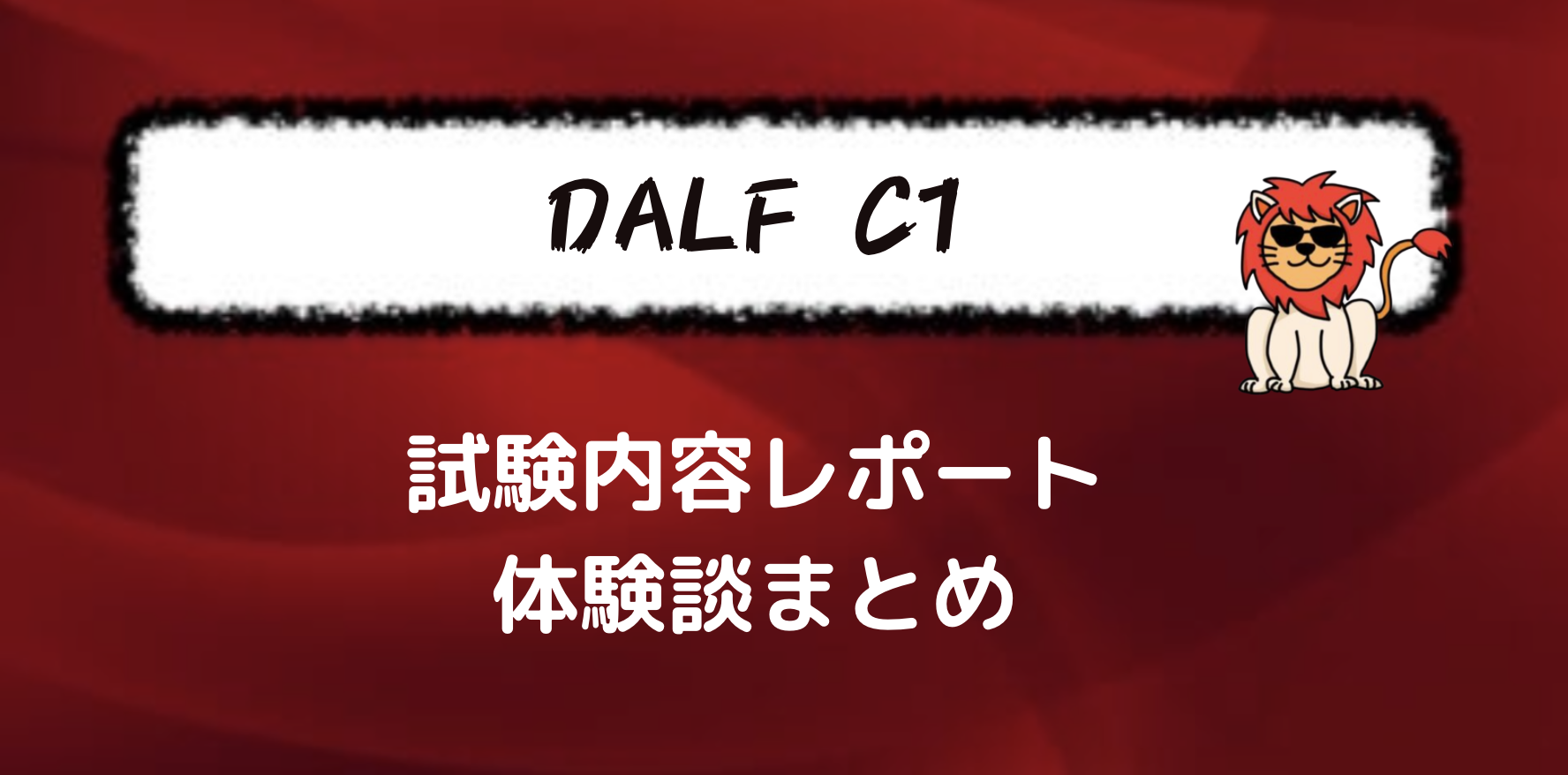DALF C1試験レポート！実体験をもとに試験内容を全解説してみた！合格 